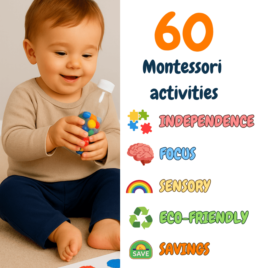 Montessori at No Cost - English ver. + The Routine Handbook - KidsLearnHub