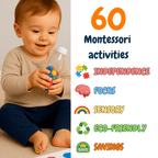 Montessori at No Cost - English ver. + The Routine Handbook - KidsLearnHub