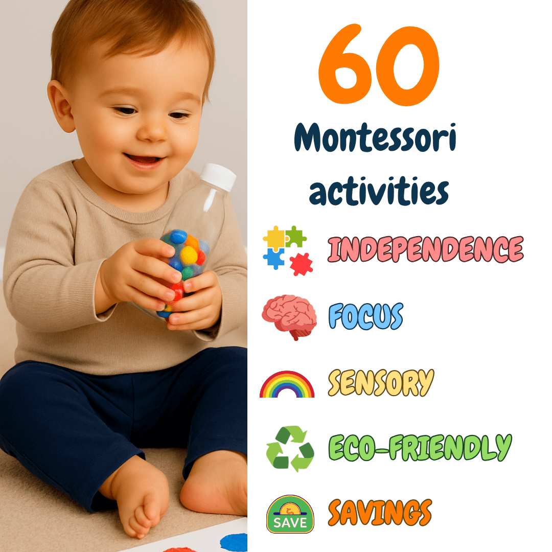 Montessori at No Cost - English ver. + The Routine Handbook - KidsLearnHub