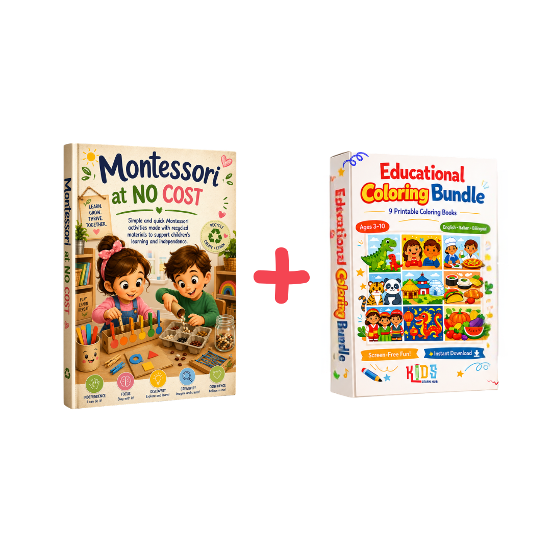 Montessori Educational Mega Bundle - KidsLearnHub