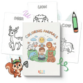 Coloring Animals - KidsLearnHub